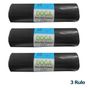 Ecoplast 400 gr 90 lt 80x110 cm 10 Adetlik 3 Rulo Battal Boy Çöp Torbası Poşeti