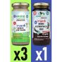 Ekoloji Market 3x230 gr Organik Çiğ Tahin + 290 gr Organik Keçiboynuzu Özü