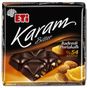 Eti 60 gr %54 Bademli Portakallı Kakaolu Bitter Çikolata