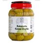 Ev Yapımı 1 kg Geleneksel Kalamata İri Boy Yeşil Kırma Zeytin Palamut