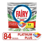 Fairy Platinum Plus Limon Kokulu 84'li Bulaşık Makinesi Deterjanı Tableti