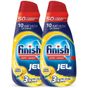 Finish Hepsi Bir Arada 2x1000 ml Limon Konsantre Jel Bulaşık Makinesi Deterjanı