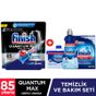 Finish Quantum Max 85 Adet Bulaşık Deterjanı Tableti + Temizlik ve Bakım Seti