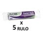 Florex 5x10'lu Standart Büyük Boy 65x80 cm Mavi Çöp Poşeti