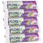 Florex 65x70 cm 5 Rulo Büzgülü Lavanta Kokulu Büyük Boy Çöp Torbası