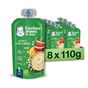 Gerber 8x110 gr Organik Yulaflı Elma ve Mango Püresi