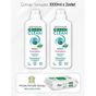Green Clean Yumuşatıcı Lavanta 2x1 lt + 100'lü Easy Clean Temizlik Havlusu