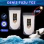 Hanzade Bitkisel 2x1 kg Toz Öğütülmüş İyot İlavesiz Saf Deniz Tuzu