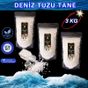 Hanzade Bitkisel 3x1 kg Tane Granül İyot İlavesiz Saf Deniz Tuzu