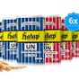 Hatap Değirmenleri 3x2 kg Lüks Un + 3x2 kg Çok Amaçlı Un