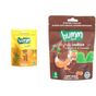 Humm 55 gr Organic Ballı Kinoalı Kurabiye + 55 gr Organic Keçiboynuzlu Fındıklı Vegan Kurabiye