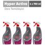 Hyper Active 4x750 ml Derz Temizleyici Sprey