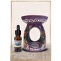 İpek Naturel 10 ml Nakış İşlemeli Seramik Buhurdanlık Mor Ve Çilek Yağı Setli