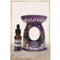 İpek Naturel 10 ml Nakış İşlemeli Seramik Buhurdanlık Mor Ve Vanilya Yağı Setli