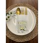 Kidspartim 12'li 40x40 cm Gold Yaldızlı Beyaz Cepli Hello Elli Yaş Peçete