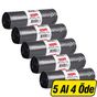 Koroplast Eko Endüstriyel Battal Boy 72x95 cm Siyah 10'lu Paket Çöp Torbası