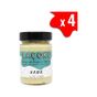 Laçoko 4x320 gr Şekersiz Katkısız Glutensiz Vegan Doğal Az Kavrulmuş Çiğ Yer Fıstığı Ezmesi