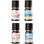 Le Balvo 10 ml Amber + Okyanus + Bahçe Gülü + Stres Uçucu Saf Esans Buhur Yağı