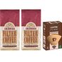 Mehmet Efendi 2'li 250 gr Colombian Filtre Kahve + Coffee Filters 100'lü 1/4 Filtre Kahve Kağıdı