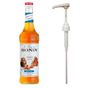 Monin 700 ml Şekersiz Karamel Şurubu + Şurup Pompası
