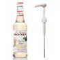 Monin Beyaz Çikolata 700 ml Şurup + Şurup Pompası
