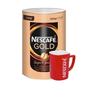 Nescafe 900 gr Gold Granül Kahve + Kupa Bardak Nescafe Kupa Bardak Set