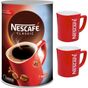 Nescafe Classic Kahve Teneke 1000 gr + 2'li Kupa Bardak - 1 kg