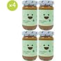 OG Natural 4x105 gr Organik Hurmalı Elma Püresi