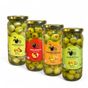 Olis Zeytincilik 4x250 gr Badem + Limon + Portakal + Biber Dolgulu Yeşil Zeytin