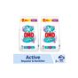 Omo 2x9 kg Beyazlar ve Renkliler Active Toz Çamaşır Deterjanı