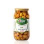 Özgün 1 lt Cam Kavanoz Ayvalık Yeşil Çizik Zeytin