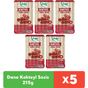 Pınar 5x215 gr Kokteyl Dana Sosis