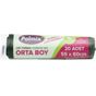 Polmix Endüstriyel Orta Boy Siyah 55 x 60 cm 150 gr Çöp Torbası
