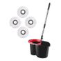 Pony Otomatik Temizlik Seti 4 Adet Mikrofiber Mop Paspas