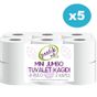Pratiksoft 60 Rulo 5 Koli Mini Jumbo Tuvalet Kağıdı