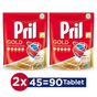 Pril Gold 2x45'li Yıkama Bulaşık Makinesi Deterjanı Tableti