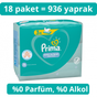 Prima 18x52'li Temiz ve Ferah Islak Mendil