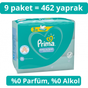 Prima 9x52'li Temiz ve Ferah Islak Mendil