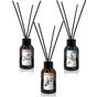 Prova 3x100 ml Amber ve Vanilya Ferahlığı ile Peach Tea Cotton Flower  Bambu Çubuklu Oda Kokusu