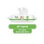 Pure Wipes 60x3 180 Yaprak Organik Bambu Islak Havlu Mendil