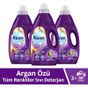 Rinso Komple Bakım Serisi 3 x 3 lt Tüm Renkliler için Argan Özü Sıvı Çamaşır Deterjanı