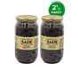Sade Organik 2x700 gr Kavanoz Siyah Zeytin