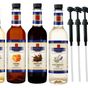 Simonelli 4x700 ml Karamel + Vanilya + Çikolata + Beyaz Çikolata Kahve ve Kokteyl Şurubu + 4 Adet Pompa