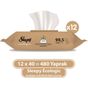 Sleepy 12x40'lı Ecologic Yenidoğan Islak Bebek Bakım Havlusu
