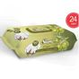 Sleepy 24x90 Yaprak Zeytinyağı ve Pamuksu Lifler Islak Mendil