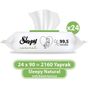 Sleepy 24x90'lı Natural Islak Bebek Havlusu