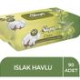 Sleepy 24x90'lı Pamuk & Zeytin Islak Havlu