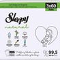 Sleepy 3x60'lı Natural Yenidoğan Islak Havlu