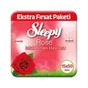 Sleepy 50 Yaprak 15'li Gül Kokulu Kapaklı Islak Mendil Seti