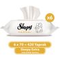 Sleepy 6x70'li Extra Islak Bebek Havlusu